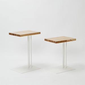 Rectangle side table （レクタングルサイドテーブル） ワークデスク H500 ホワイト_集成材  EB8-0632