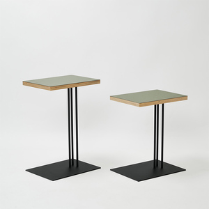 Rectangle side table （レクタングルサイドテーブル） ワークデスク H500 ブラック_オリーブ  EB8-0635