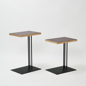 Rectangle side table （レクタングルサイドテーブル） ワークデスク H500 ブラック_モーブ  EB8-0636
