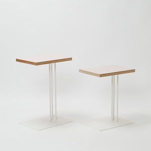 Rectangle side table （レクタングルサイドテーブル） ワークデスク H500 ホワイト_パウダー  EB8-0637