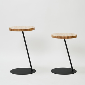 Circle side table（サークルサイドテーブル） サイドテーブル／ナイトテーブル H500 ブラック_集成材  EB8-0651