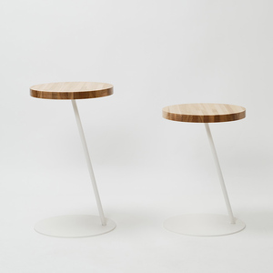 Circle side table（サークルサイドテーブル） サイドテーブル／ナイトテーブル H500 ホワイト_集成材  EB8-0652