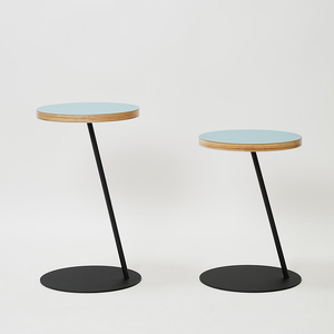 Circle side table（サークルサイドテーブル） サイドテーブル／ナイトテーブル H500 ブラック_アクアヴェール  EB8-0654