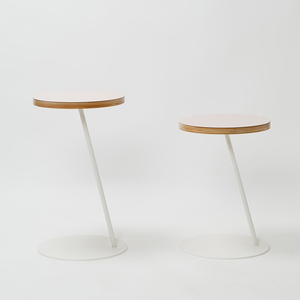 Circle side table（サークルサイドテーブル） サイドテーブル／ナイトテーブル H500 ホワイト_パウダー  EB8-0657