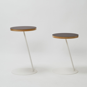 Circle side table（サークルサイドテーブル） サイドテーブル／ナイトテーブル H500 ホワイト_モーブ  EB8-0660