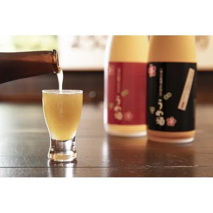 八海山の焼酎で仕込んだ「にごりうめ酒」四合瓶3本セット | うめ酒