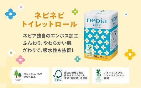 【定期便】2回発送 選べる発送間隔 ネピアネピネピトイレットロール12ロールシングル×6パック | 日用品 消耗品 必需品 ティッシュ トイレットペーパー トイレットロール シングル 無香料 ストック 花粉症 花粉 防災 備蓄 まとめ買い 全国 発送 一人暮らし nepia ネピア