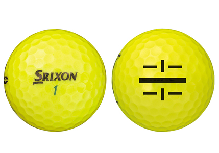 スリクソン TRI-STAR ゴルフボール 12球 1ダース ライン入り〈パッションイエロー〉〈丹波市製造〉 ゴルフボール ゴルフ