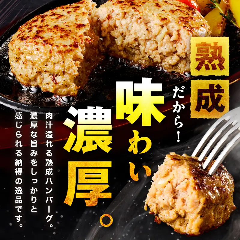 【無添加】食べ応え抜群！ 生ハンバーグ 200g 4個【ふるさと納税3.0】【087D-090】