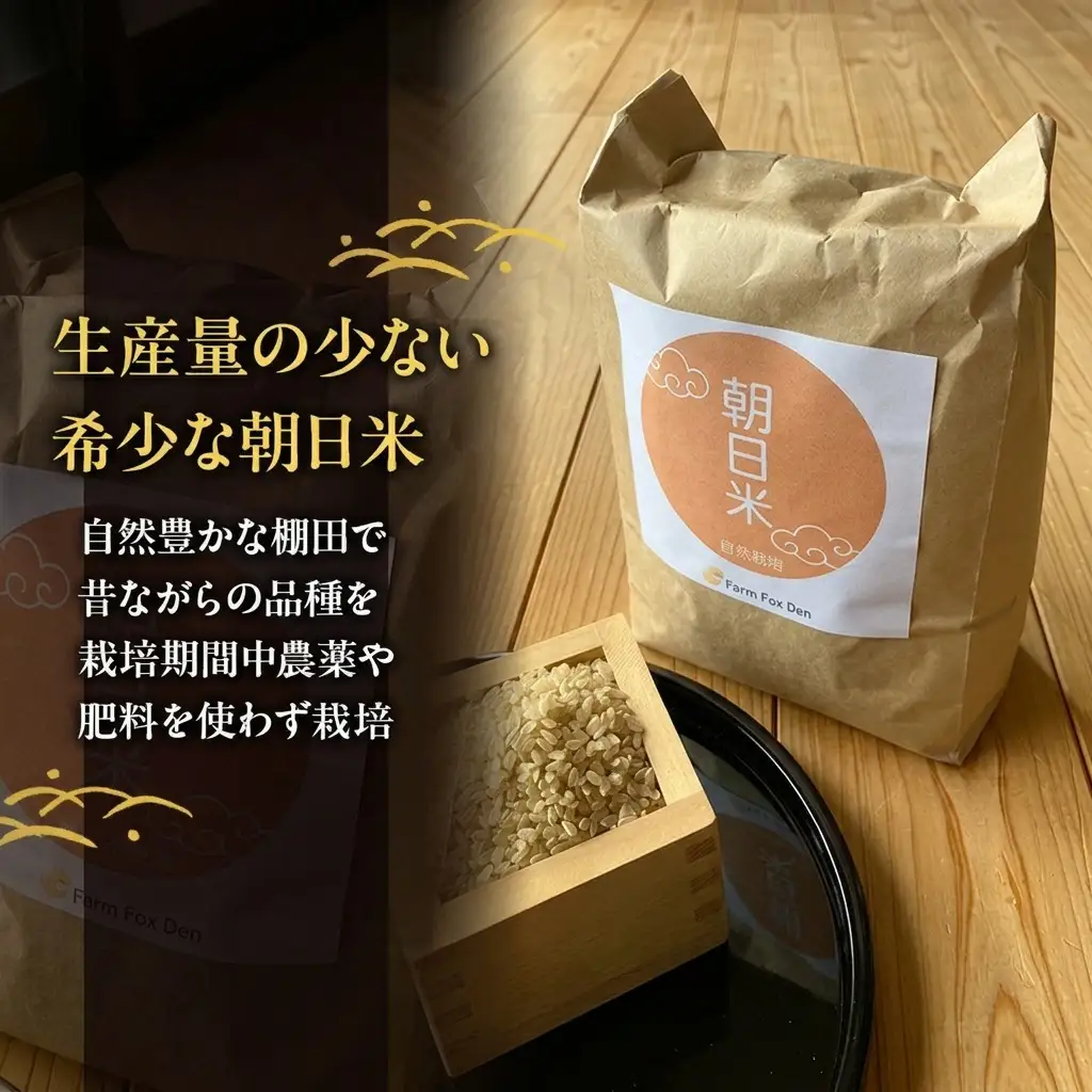 玄米 自然栽培 棚田米 玄米 2kg 令和8年産 朝日 2kg×1袋