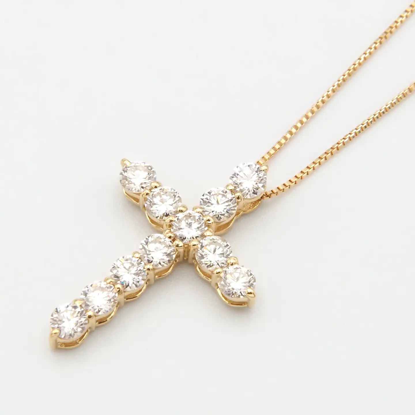 K18　1.00ctダイヤモンドペンダントネックレス HH-020116 SWBT031-b