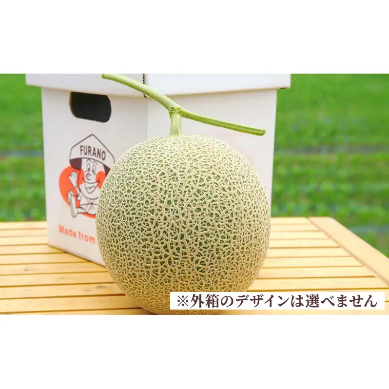 ＜2026年発送＞富良野メロン (赤肉) 夏ギフト 品種おまかせ 秀品 1.8kg以上 1玉 [ メロン フルーツ 果物 北海道 富良野 ]