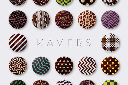 角館樺細工《冨岡商店》ブローチ KAVERS KVR_017 分銅繋ぎ L 角館工芸協同組合