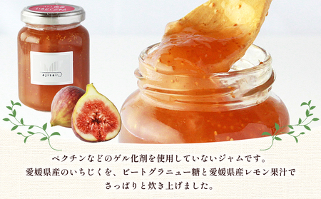 ＜いちじくジャム 120g×4個＞ ペクチン・添加物不使用 西予市産 国産 フルーツジャム ヨーグルト トッピング 朝食 イチジク 無花果 株式会社味彩 愛媛県【常温】『1か月以内に順次出荷』 SAZ0005
