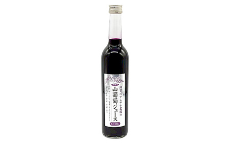 山葡萄 100％ 須賀川すこやか農園 山葡萄ジュース 500ml 1本 ブドウ ぶどう ジュース 飲み物 果汁飲料 飲料 F7X-0811