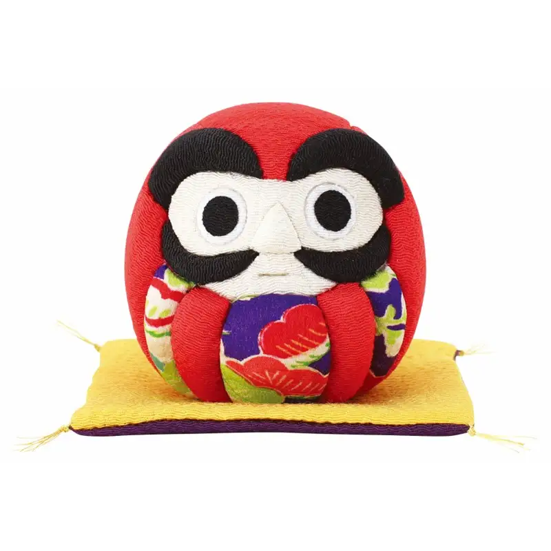 木目込み人形　吉祥ダルマ 工芸品 和雑貨 インテリア ダルマ 願掛け 木目込み人形