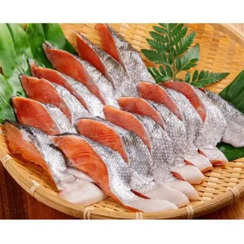 【ふるなびWEEK対象】天然　新巻鮭半身切身　(2切れ×5パック)【配送不可地域：離島】【1757348】