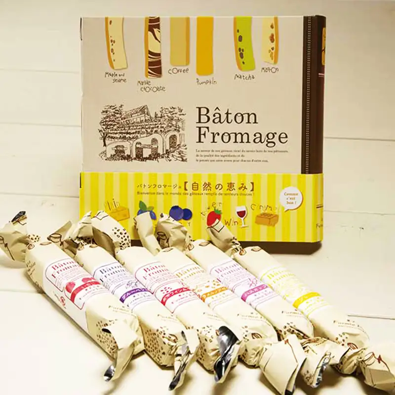 菓子工房フラノデリス バトンフロマージュ -自然の恵み- ( お菓子 スイーツ デザート お祝い おやつ 贈り物 ギフト 甘い 手作り 北海道 道産 富良野 ふらの )