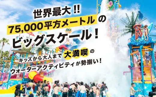 ナガシマリゾート ナガシマスパーランド入場券 および ジャンボ海水プール券 （大人1名様分） 【有効期限有り】 【2026年7月上旬～8月下旬発送予定】 ウォータースライダー ラフティング アトラクション 入場券 チケット 遊園地 観光 テーマパーク プール ウォーターエンターテイメント