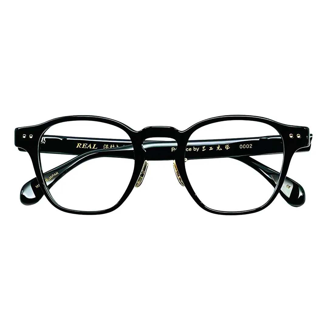 【 リアル メガネ タートル 】ＲＥＡＬ 温故知新 若狭 四 カラー01 度無しブルーライトカットレンズ＆老眼レンズ対応