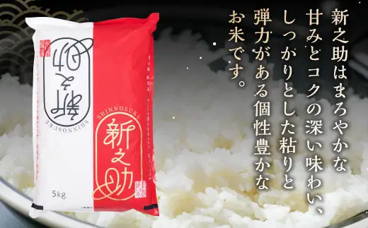 【令和7年産米】【6ヶ月定期便】 村上市産 新之助 72kg （12kg×6ヶ月）コース 1027041
