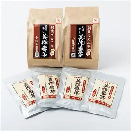 天日干し美作番茶セット_飲料・ドリンク 茶葉・ティーバッグ 茶 _【1075903】