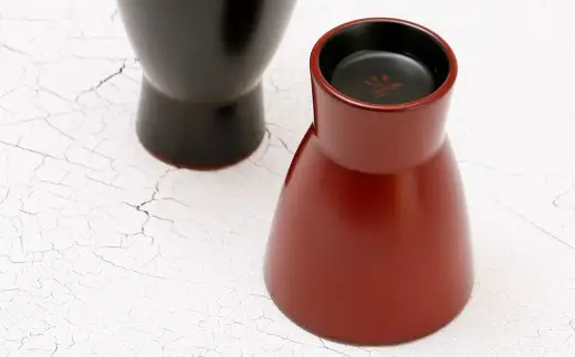 【滴生舎】浄法寺漆器 盃 ゆき 朱 ／ 漆器 漆 浄法寺漆 浄法寺塗 酒器 岩手県 二戸市