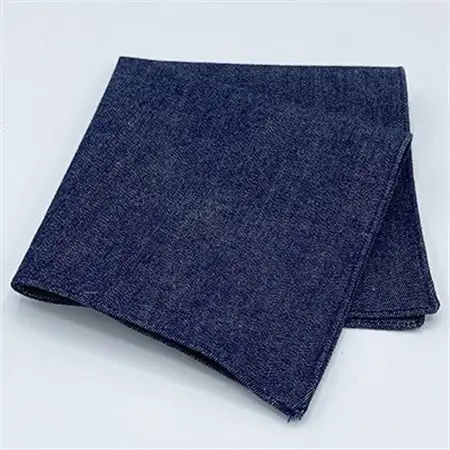 クラバットユキジ製　デニムポケットチーフ(インディゴ)_装飾品・工芸品  服飾小物 _【1084658】