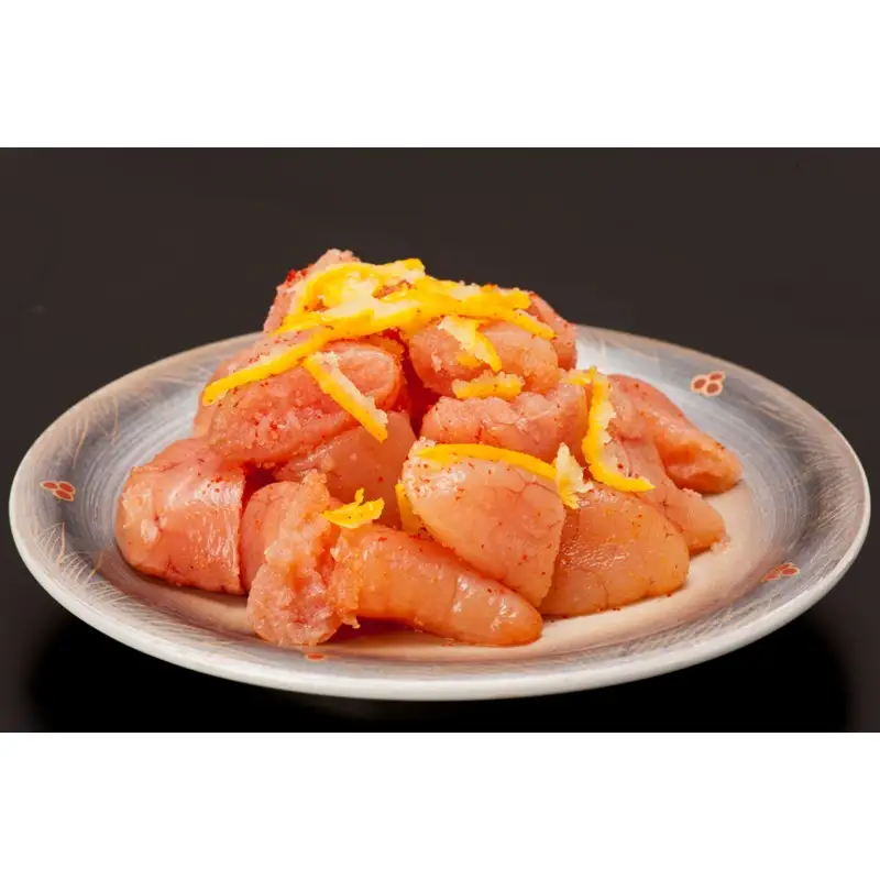 【訳あり】辛子明太子ゆず皮入り一口カット500g【091-0001】