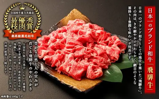 飛騨牛 切り落とし 1kg （ A5 ・ A4等級 ） 