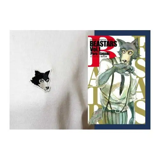 BEASTARS　刺繍ワッペンTシャツ（レゴシ）Ｍサイズ