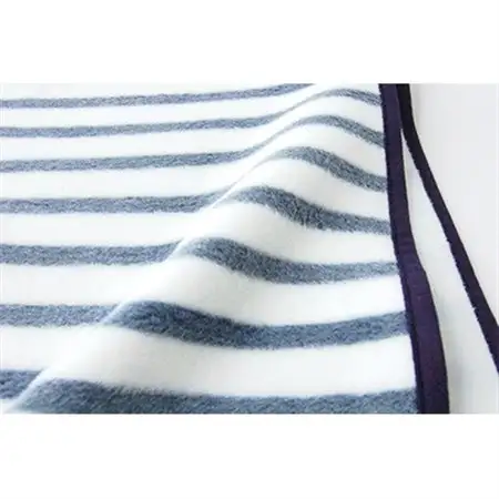 nordic+japan　ベビー毛布 70×100cm　ボーダー・ネイビー【1051174】