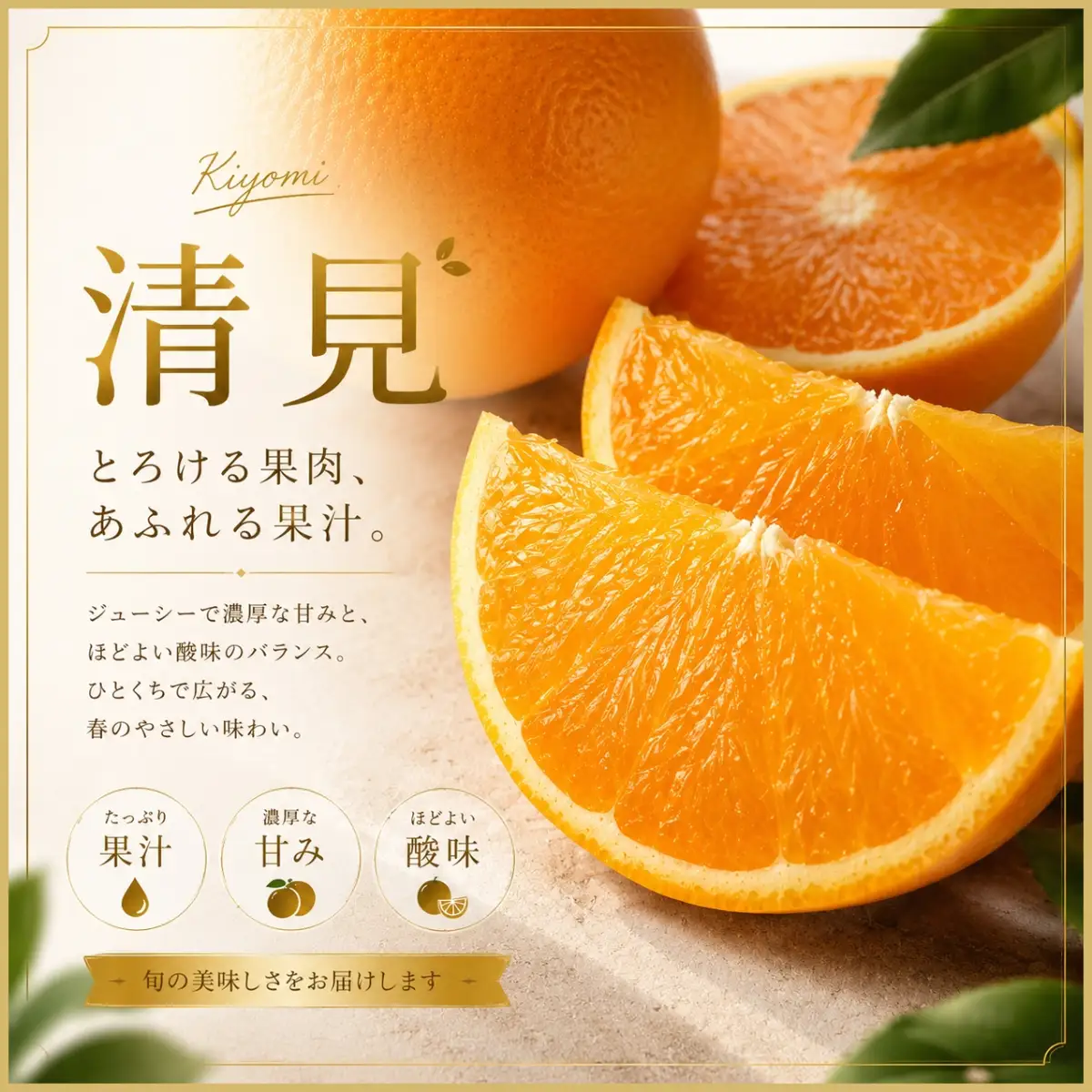 【先行受付】極撰柑橘【雅】光センサー合格品・完熟「清見」3キロ【C39-56】【配送不可地域：離島】【1462396】 YWTF031