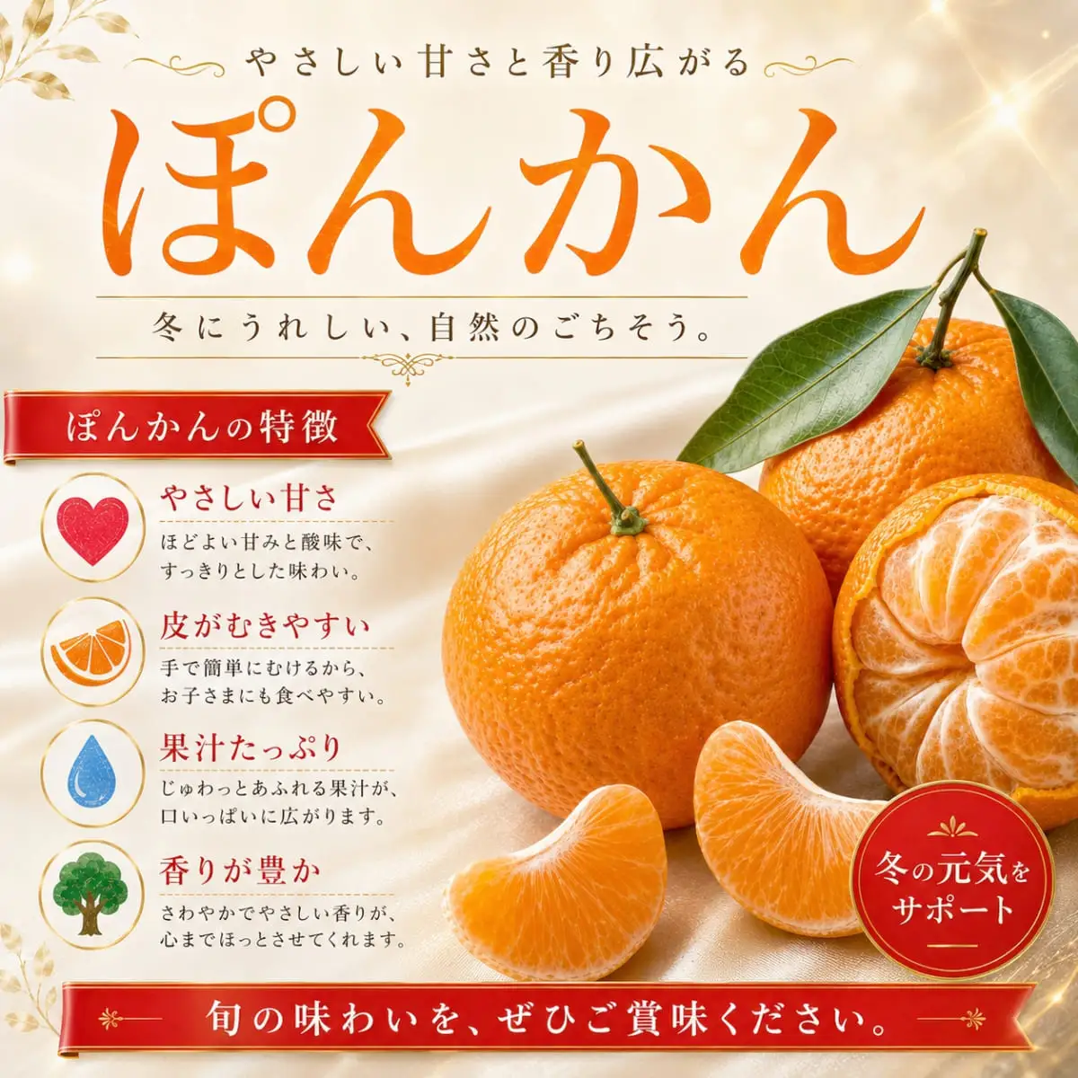 【先行受付】2027年1月出荷開始　爽やかな香り。酸味が少なく甘みの強い「ポンカン」約5kg 【C39-38】 YWTF018
