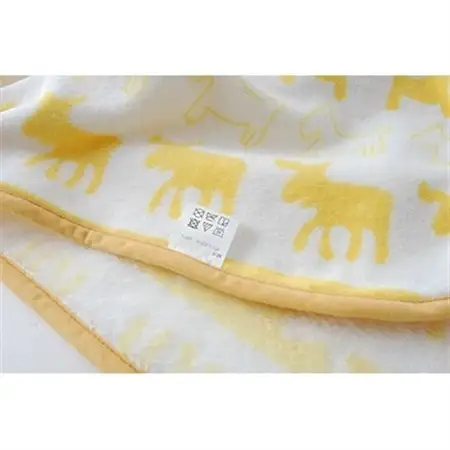 北欧 ベビー毛布　70×100cm(クリーム)【1098301】