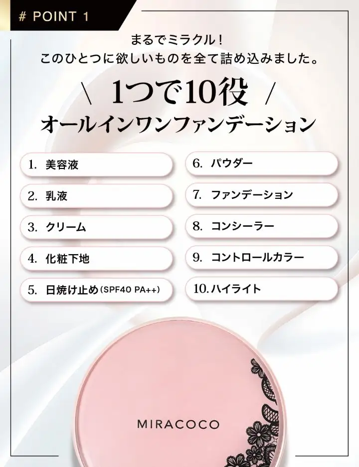 MIRACOCO （ミラココ）カバータッチファンデーション 1個 （15g） | 化粧品 化粧品