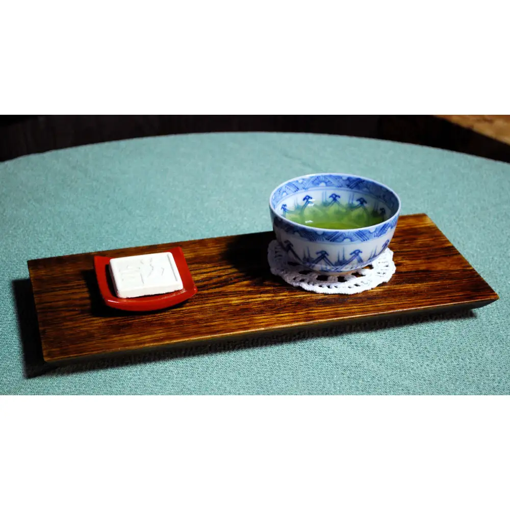 くろえ盛器 栓 ふき漆 80cm×12.5cm
