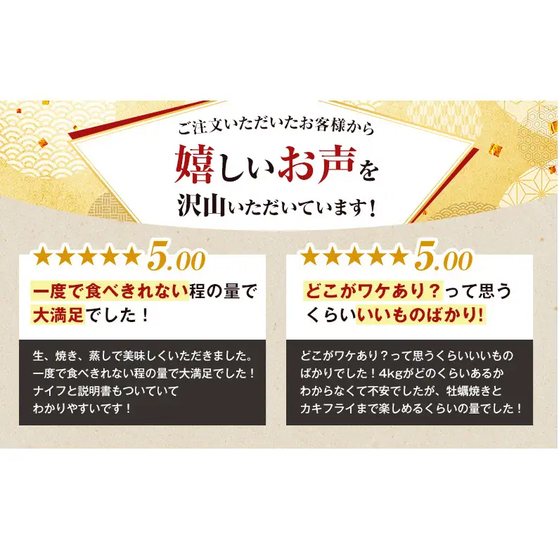 [11～3月]定期便 訳あり 厚岸産牡蠣 約4kg 規格外 ブランド牡蠣