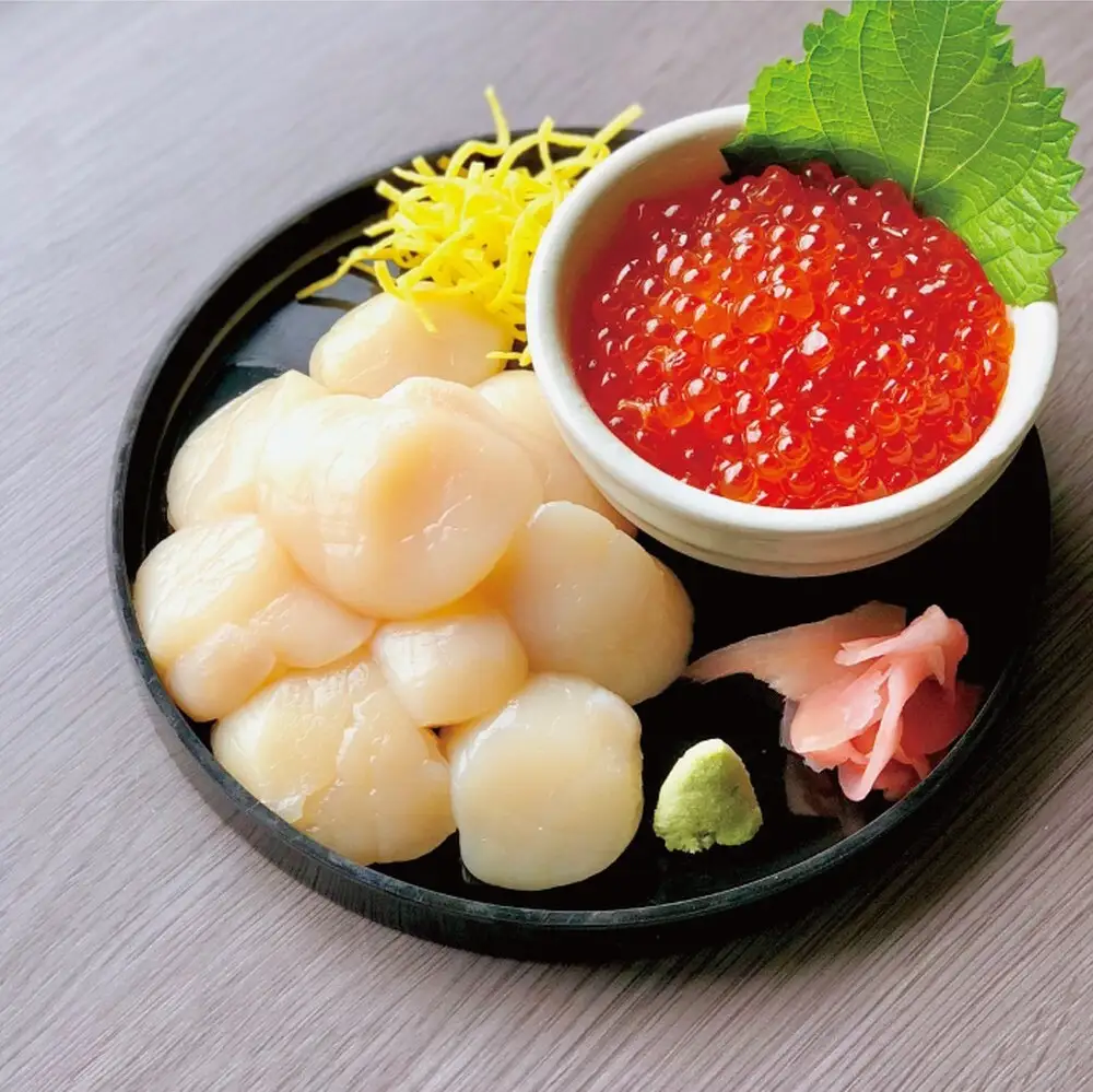 23-76 オホーツク産ほたて貝柱(400g)とますいくら醤油(200g)セット