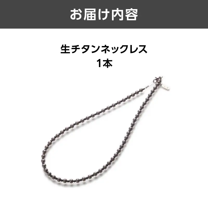 生チタンネックレス ASB0004