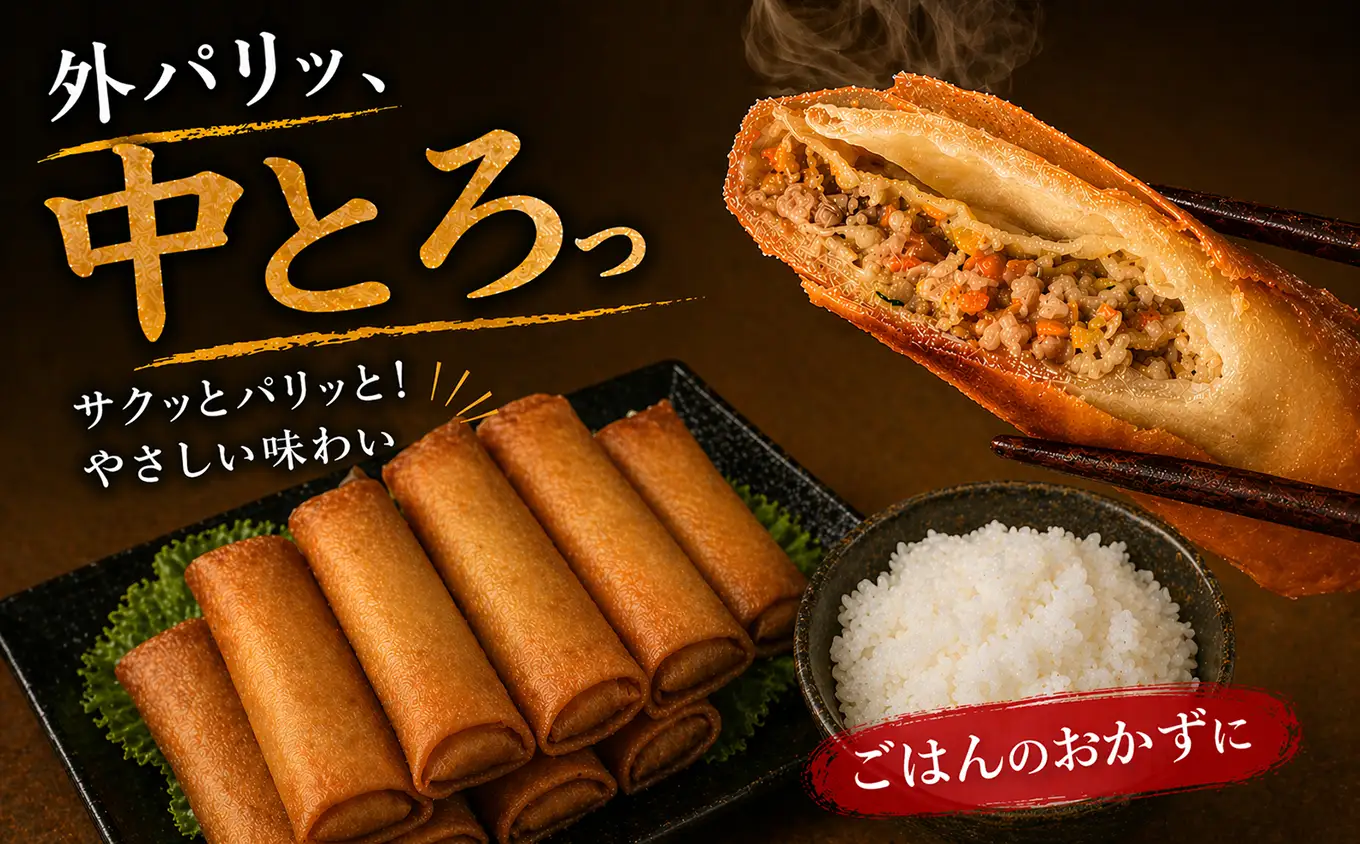 人気の 春巻き 11本 セット 尾鷲 鳥鉄 手作り 惣菜 尾鷲 で 愛される お肉屋さん 専門店 の味 ご飯の お供 お弁当 にも 簡単 おかず お取り寄せ 尾鷲市　TR-7