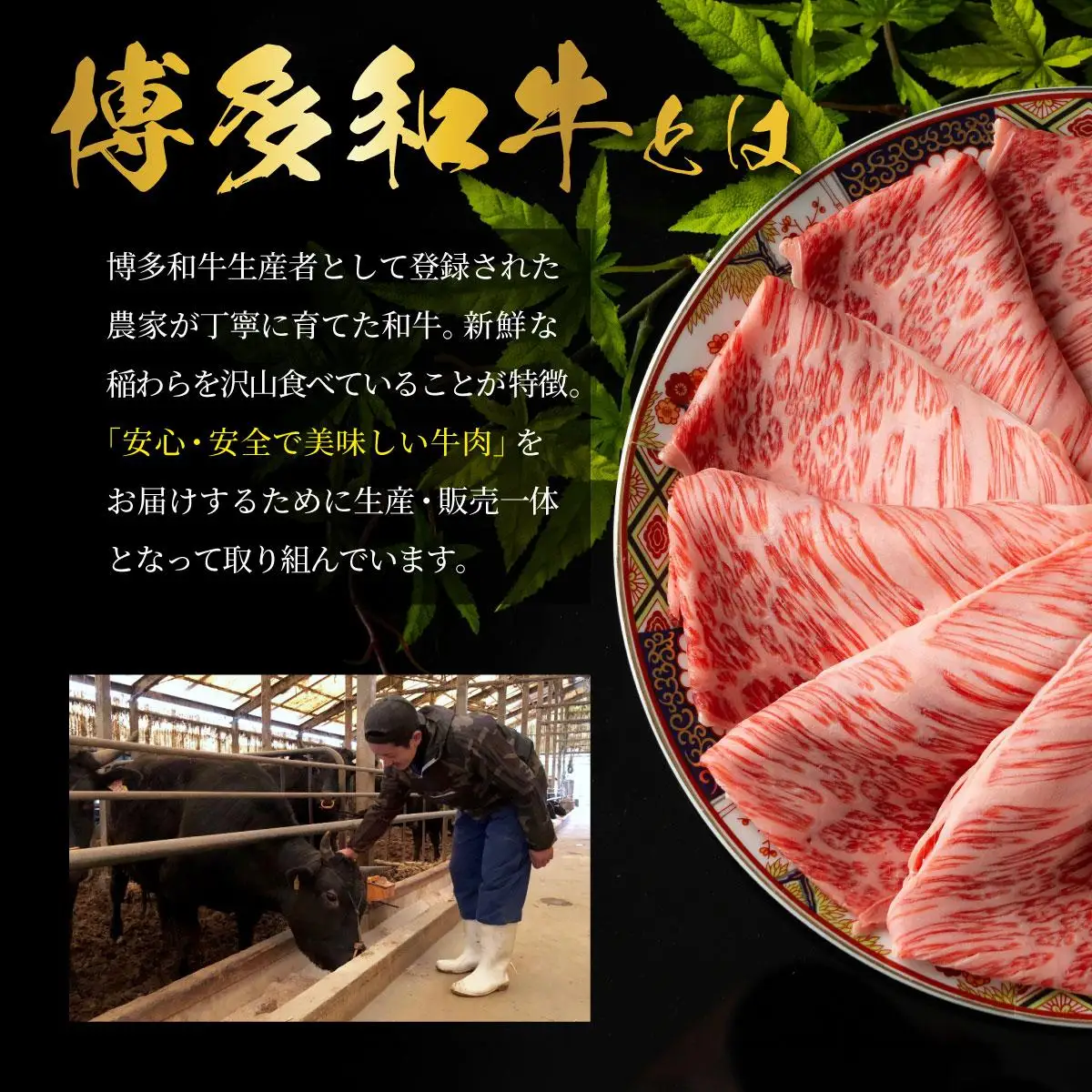  ＜定期便・全5回＞博多和牛 肩ローススライス 約350g