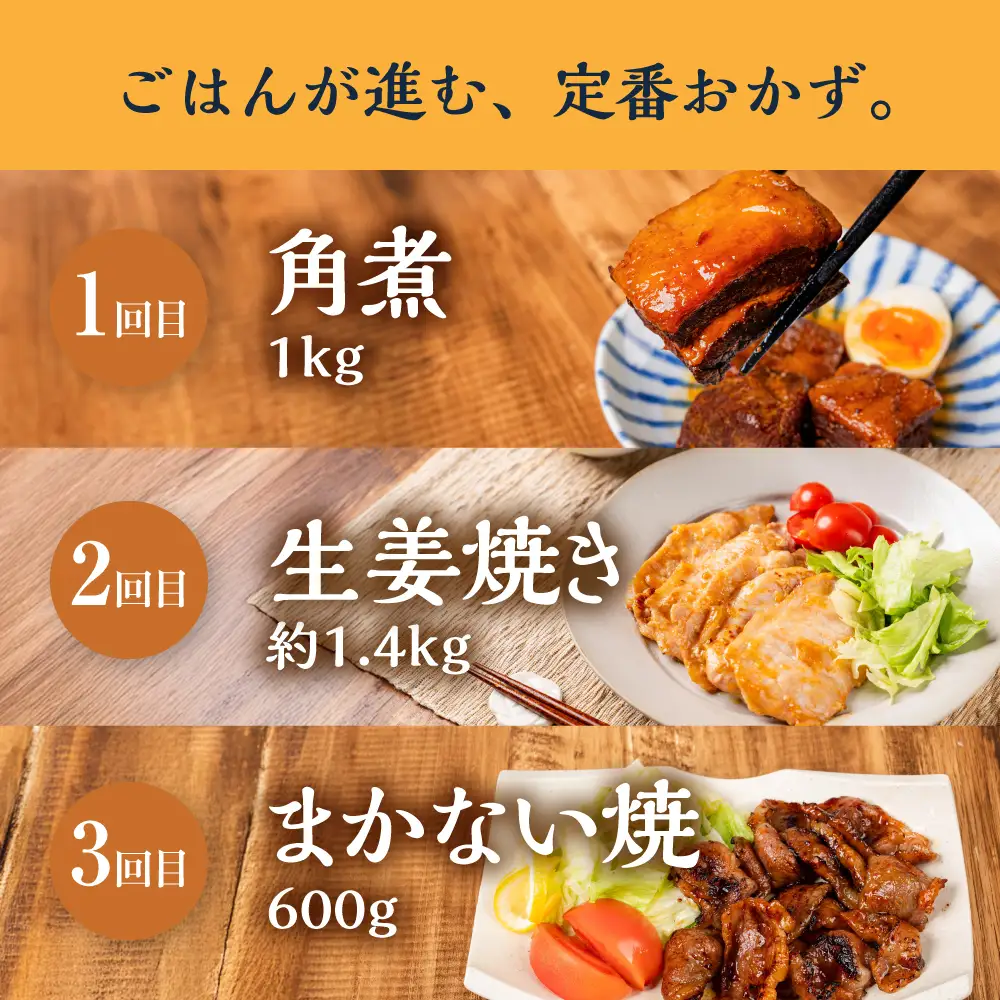 毎日助かる おかず 惣菜 定期便  3回｜惣菜