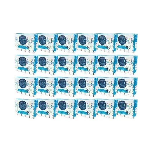 ソフトパックティッシュ 150W 120パック（5P×24）エンリッチラーゴム ティッシュ ティッシュペーパー 日用品 消耗品 まとめ買い 常備品 生活用品 富山県 高岡市 FAD-1978