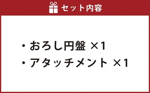 ミニスライサー プロシェフ調理機 小型 おろし円盤＆おろし用アタッチメント ニンジン・大根のおろし SSD1B SS-250F用 ／ 食材 付属品 キッチン用品 調理器 調理機 調理器具 円盤 野菜 下処理 時短 キッチン 作業効率 サラダ 替え刃 カット オプション