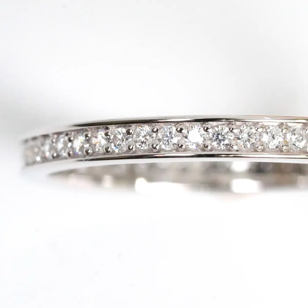 0.3ct フルエタニティリング ホワイトゴールド 管理番号RTJ-013 246-004-b