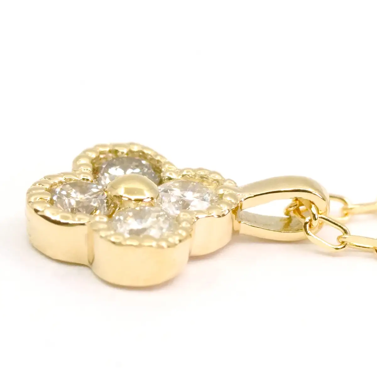0.11ｃｔ 10金 ネックレス イエローゴールド 管理番号RTJ-022 246-007-a