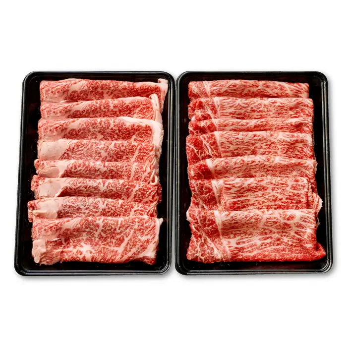 【しまね和牛】肩ローススライス500ｇ、モモスライス500ｇ【 ロース モモ しまね和牛 牛肉 和牛 ろーす もも ローススライス ろーすすらいす モモスライス ももすらいす 贅沢 お祝い 贈り物 プレゼント ギフト】