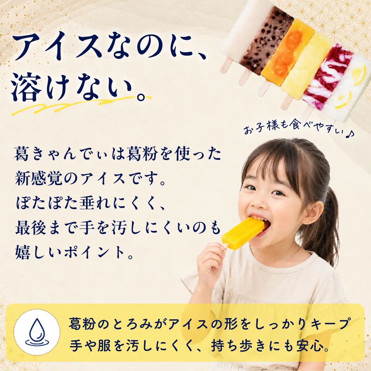 葛バー 葛きゃんでぃ 12本セット 溶けないアイス