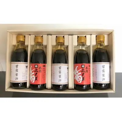 ジャム 醤油 詰合せ ふるさと桶川セットII （甘露醤油 × 3本 / 丸大豆醤油 × 2本 / べに花ジャム × 1個 / 季節のお任せジャム × 3個）